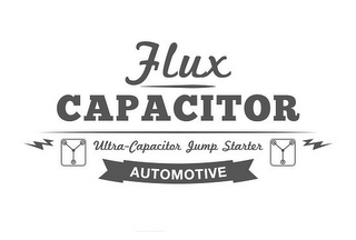 FLUX CAPACITOR AUTOMOTIVE ULTRA-CAPACITOR JUMP STARTER logo