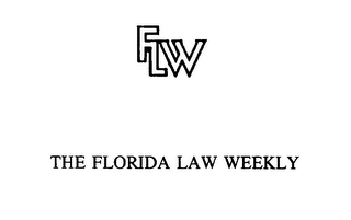 FLW THE FLORIDA LAW WEEKLY logo