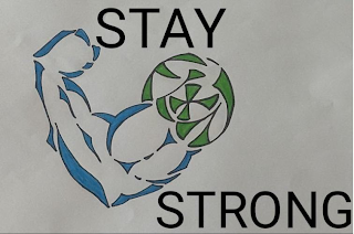 FLXN STAY STRONG logo
