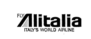 FLY ALITALIA ITALY'S WORLD AIRLINE logo