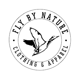 · FLY BY NATURE · CLOTHING & APPAREL logo