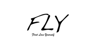 FLY FIRST LOVE YOURSELF logo