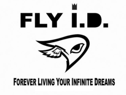 FLY I.D. FOREVER LIVING YOUR INFINITE DREAMS logo
