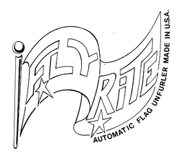 FLY RITE AUTOMATIC FLAG UNFURLER MADE IN U.S.A. logo