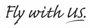 FLY WITH US. logo