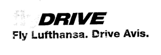 FLYDRIVE FLY LUFTHANSA. DRIVE AVIS. logo