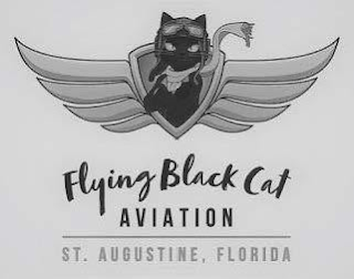 FLYING BLACK CAT AVIATION ST. AUGUSTINE, FLORIDA logo