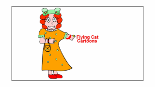 FLYING CAT CARTOONS logo