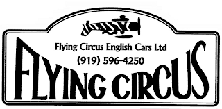 FLYING CIRCUS ENGLISH CARS LTD (919) 596-4250 FLYING CIRCUS logo