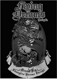 FLYING DREAMS BREWING CO. DREAM BIG THOUGHTS BECOME THINGS logo