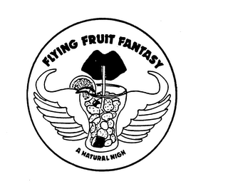 FLYING FRUIT FANTASY A NATURAL HIGH logo