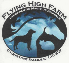 FLYING HIGH FARM THERAPEUTIC MAGIC OF ANIMALS CHRISTINE RANDLE, LICSW logo
