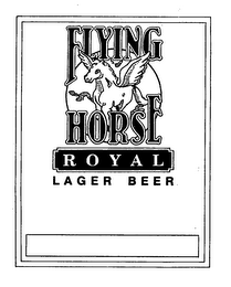 FLYING HORSE ROYAL LAGER BEER logo