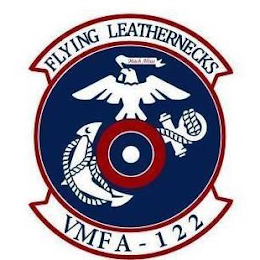FLYING LEATHERNECKS MACH ALTUS VMFA-122 logo