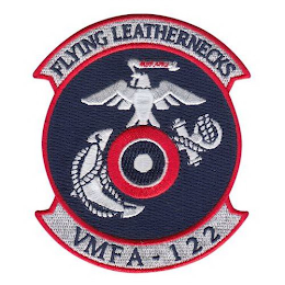 FLYING LEATHERNECKS MACH ALTUS VMFA-122 logo