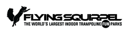 FLYING SQUIRREL THE WORLD'S LARGEST INDOOR TRAMPOLINE FUN PARKS logo