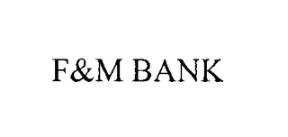 F&M BANK logo