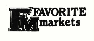 FM FAVORITE MARKET logo