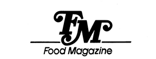 FM FOOD MAGAZINE logo