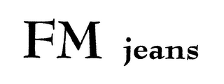 FM JEANS logo