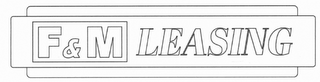 F&M LEASING logo