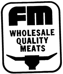 FM WHOLESALE QUALITY MEATS logo
