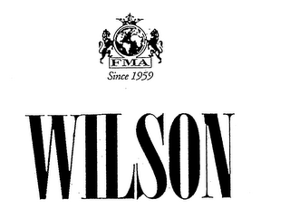 FMA SINCE 1959 WILSON logo