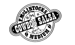 F.MCLINTOCKS COWBOY SALSA MEDIUM logo