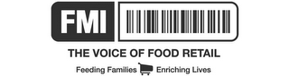 FMI THE VOICE OF FOOD RETAIL FEEDING FAMILIES ENRICHING LIVES logo