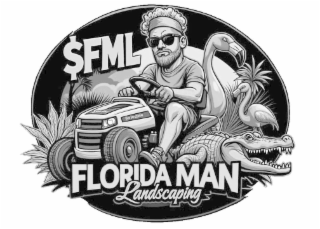 $FML FLORIDA MAN LANDSCAPING logo