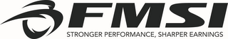 FMSI STRONGER PERFORMANCE, SHARPER EARNINGS logo
