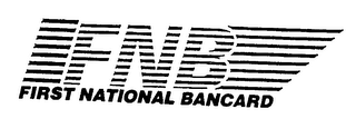 FNB FIRST NATIONAL BANCARD logo