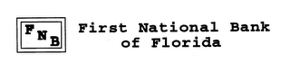FNB FIRST NATIONAL BANK OF FLORIDA logo