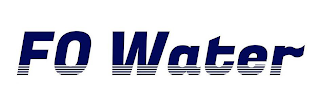 FO WATER logo