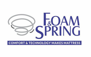FOAM & SPRING COMFORT & TECHNOLOGY MAKES MATTRESS logo