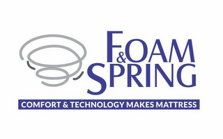 FOAM & SPRING: COMFORT & TECHNOLOGY MAKES MATTRESS logo