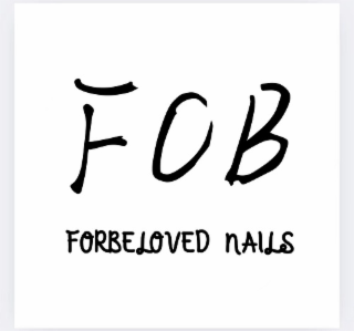 FOB FORBELOVED NAILS logo