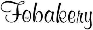 FOBAKERY 1958 logo