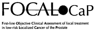 FOCAL CAP FIRST-LINE OBJECTIVE CLINICAL ASSESSMENT OF FOCAL TREATMENT IN LOW-RISK LOCALIZED CANCER OF THE PROSTATE logo