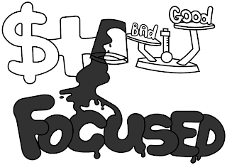 $+ FOCUSED BAD GOOD logo