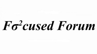FOCUSED FORUM 2 logo