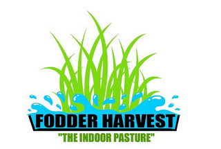 FODDER HARVEST "THE INDOOR PASTURE" logo
