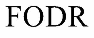 FODR logo