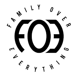 FOE FAMILY OVER EVERYTHING logo