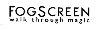 FOGSCREEN WALK THROUGH MAGIC logo