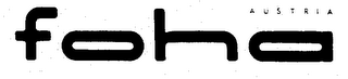 FOHA AUSTRIA logo