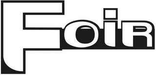 FOIR logo
