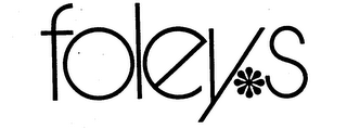 FOLEY'S logo
