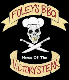 FOLEY'S BBQ HOME OF THE VICTORY STEAK logo