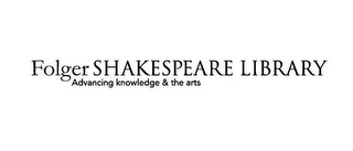 FOLGER SHAKESPEARE LIBRARY ADVANCING KNOWLEDGE & THE ARTS logo